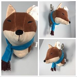 𝅺piper Kids Plush Brown Fox Wall Decor Decoration